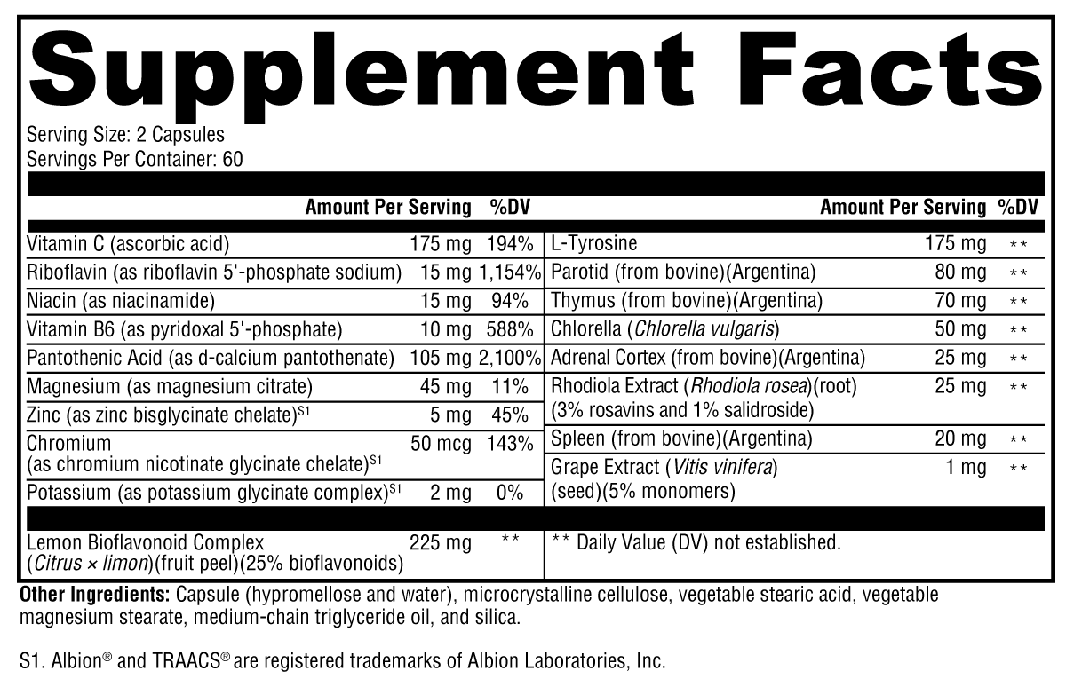Adrenal Manager™ 120 Capsules