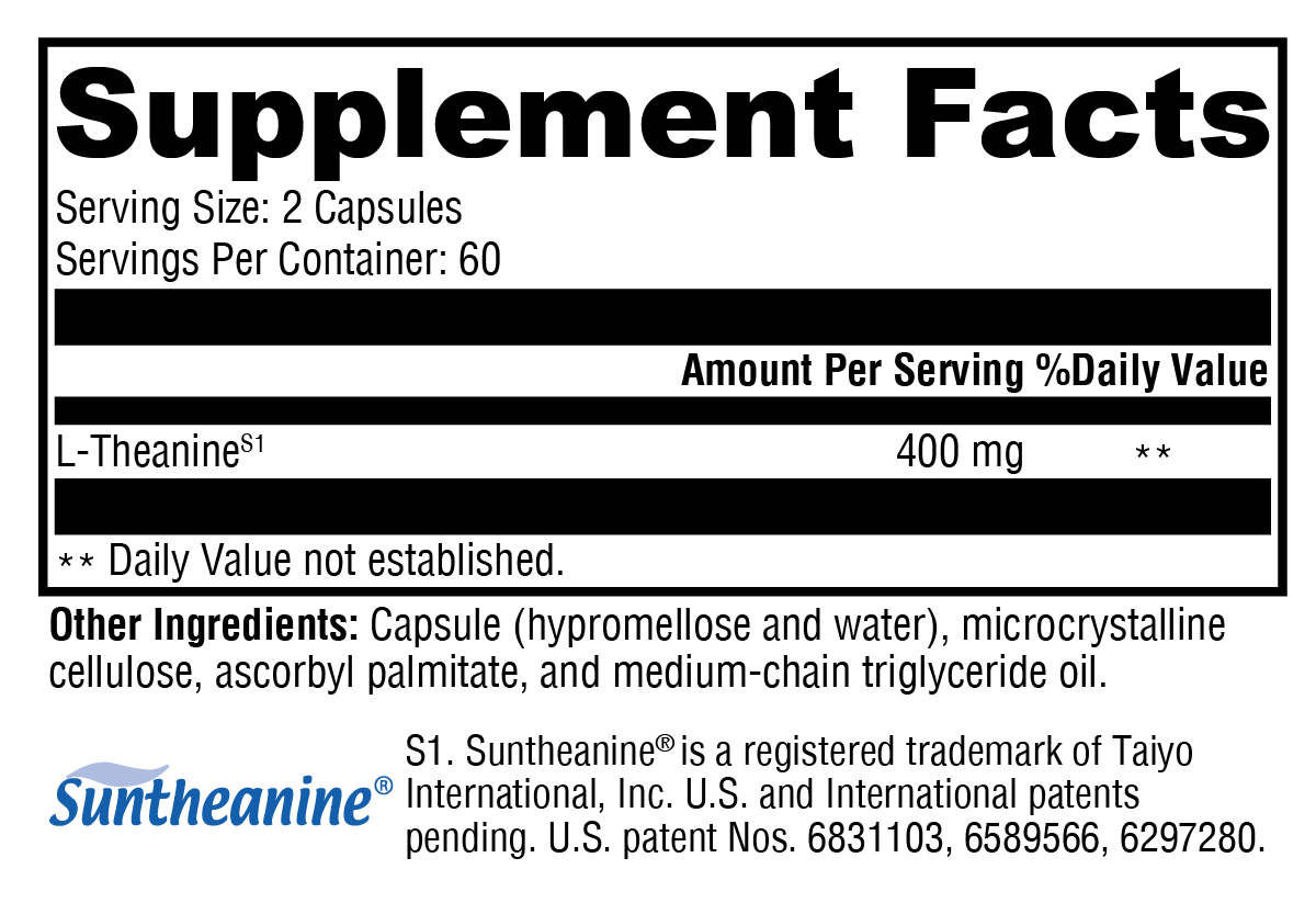 L-Theanine 120 Capsules