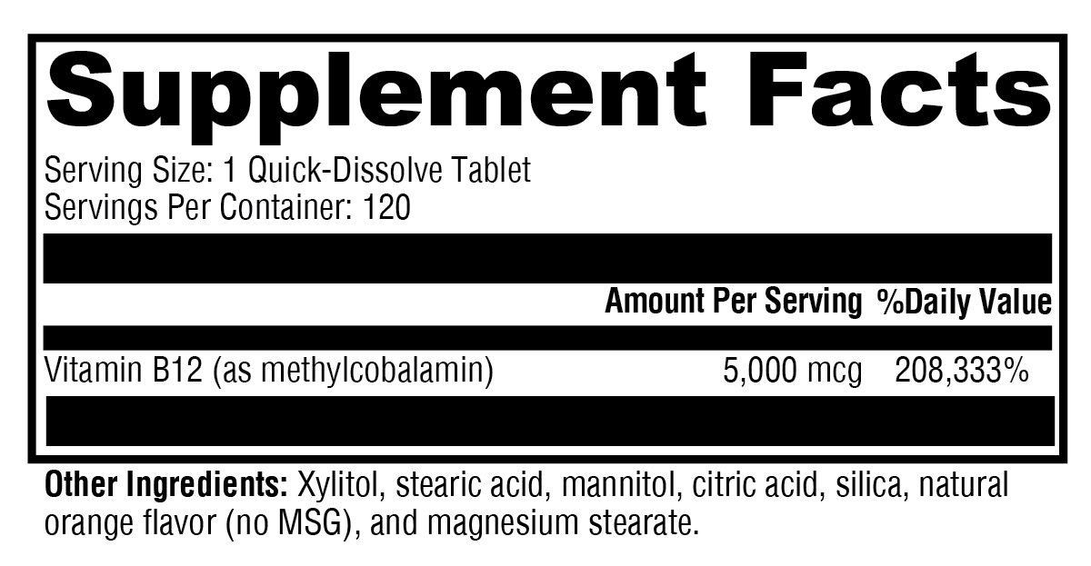 Methylcobalamin 120 Tablets