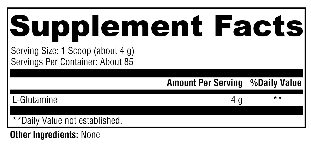 L-Glutamine 85 Servings