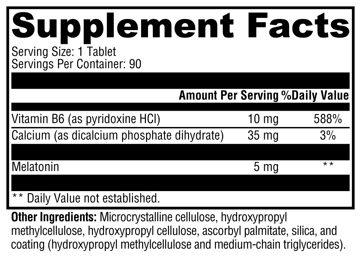 Melatonin CR 90 Tablets