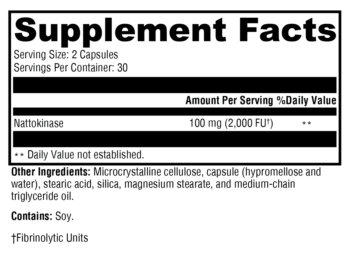 Nattokinase 120 Capsules