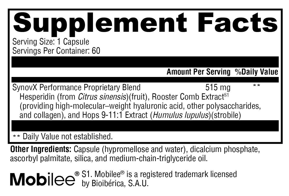 SynovX® Performance 60 Capsules
