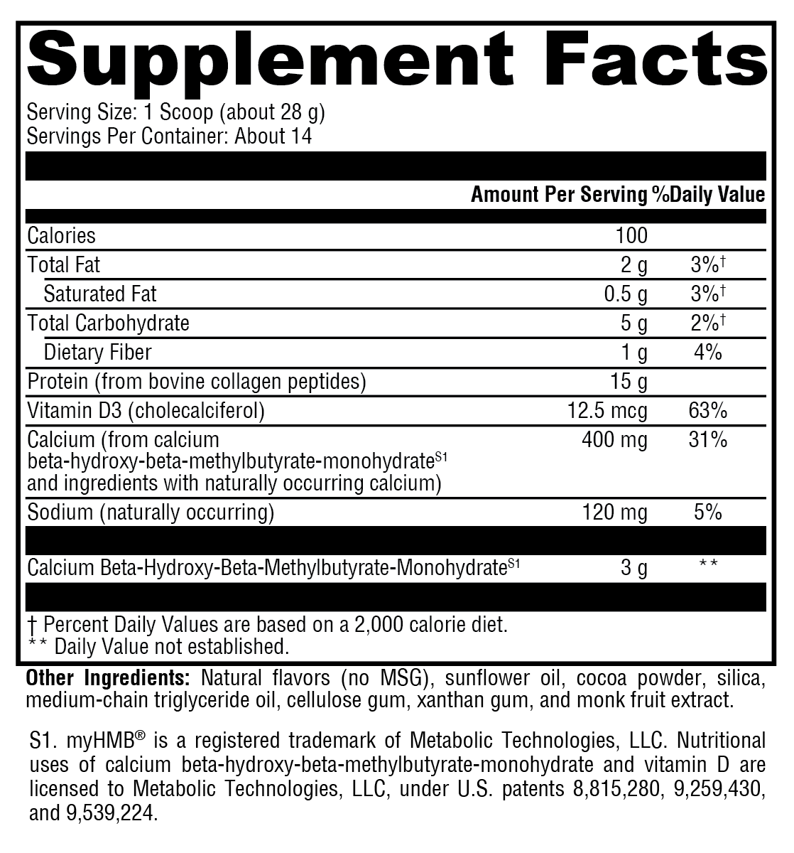 FIT Lean Food Collagen Mocha Latte 14 Servings