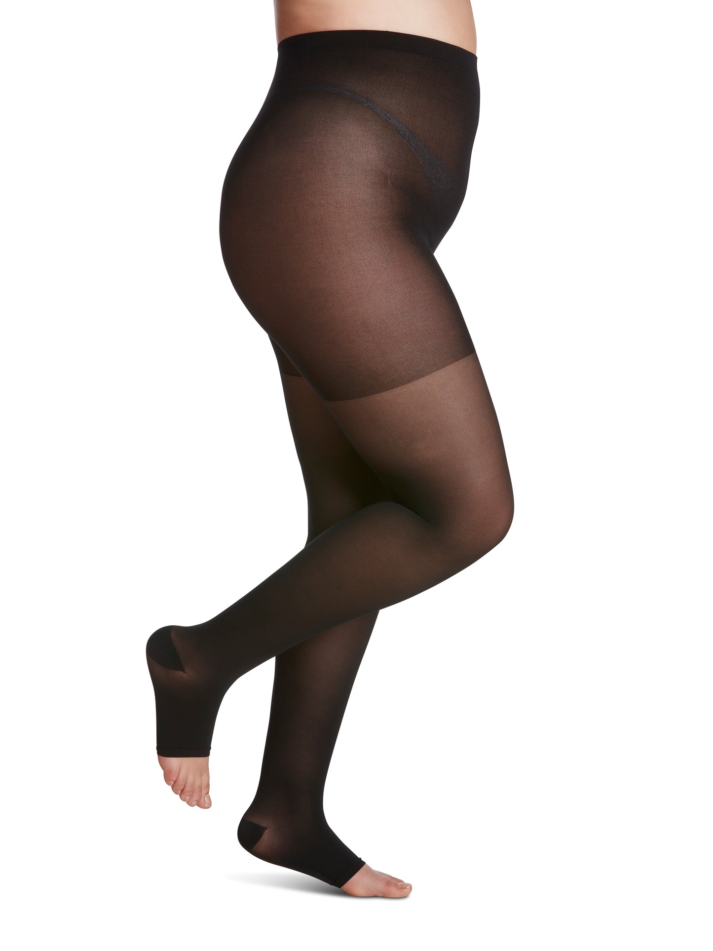 Women's Style Sheer Pantyhose Open-Toe