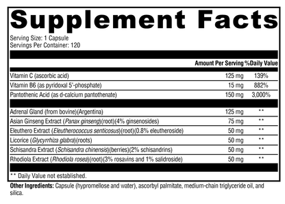 Adrenaliv® 120 Capsules