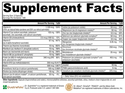 ActivNutrients® without Iron 240 Capsules