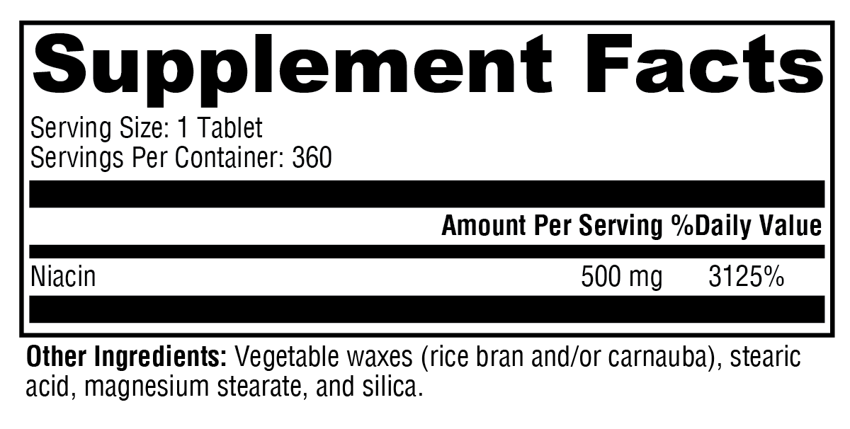 NiaVasc™ 360 Tablets