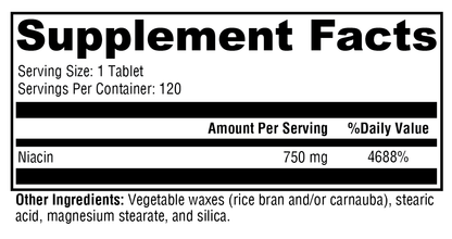 NiaVasc™ 750 120 Tablets
