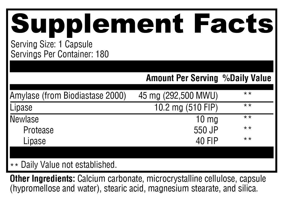 PanXyme pH™ 180 Capsules
