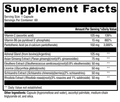 Adrenaliv® 60 Capsules