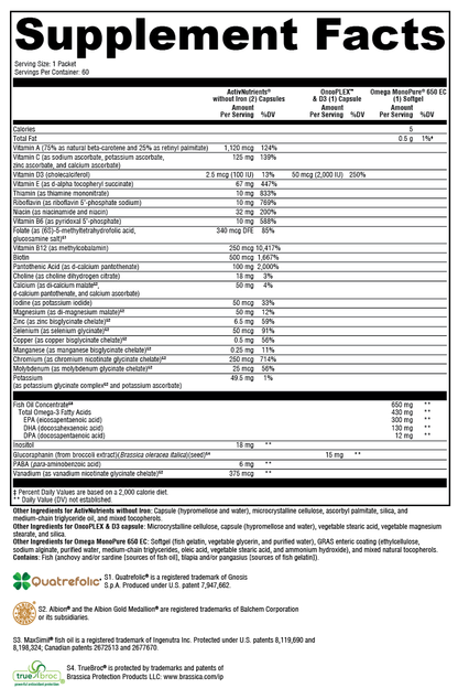ActivEssentials™ with OncoPLEX™ & D3 60 Packets