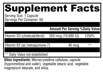 K2-D3 10,000 60 Capsules