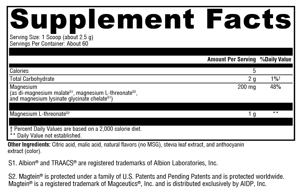 OptiMag® Neuro Mixed Berry 60 Servings