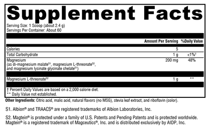 OptiMag® Neuro Lemon-Lime 60 Servings
