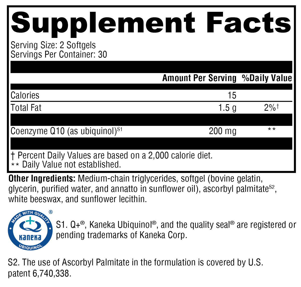 CoQmax™ Ubiquinol 60 Softgels