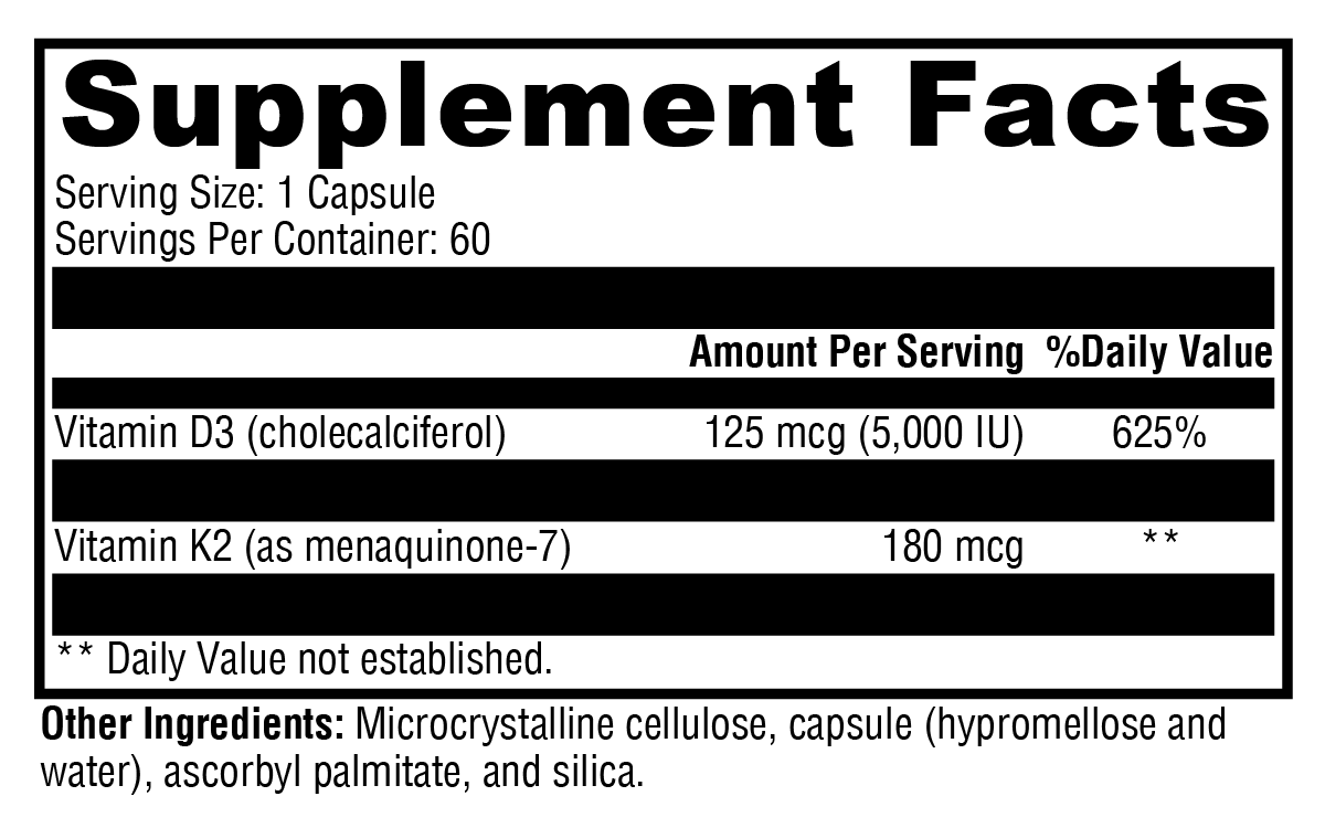 K2-D3 Max 60 Capsules