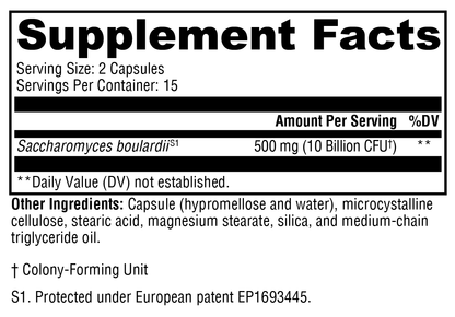 Saccharomycin® DF 30 Capsules