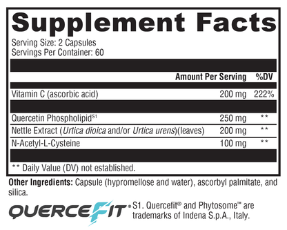 Quercetin 20× Plus 120 Capsules
