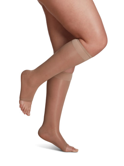 Zapatos de mujer con punta abierta y transparente de moda