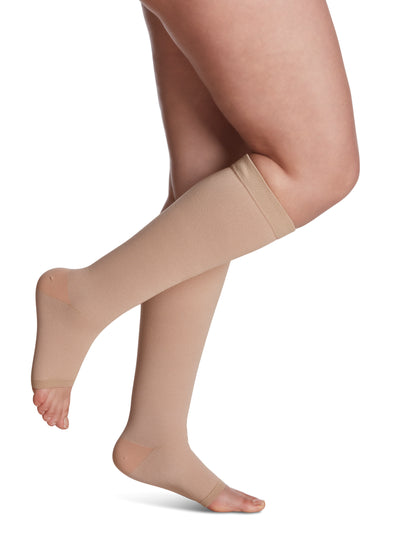 Women's Natural Rubber Calf Open-Toe