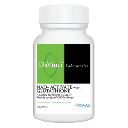 NAD+ Activate with Glutathione 60 Capsules