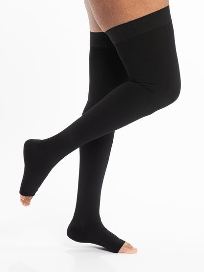 Women's Secure Thigh-High Open-Toe