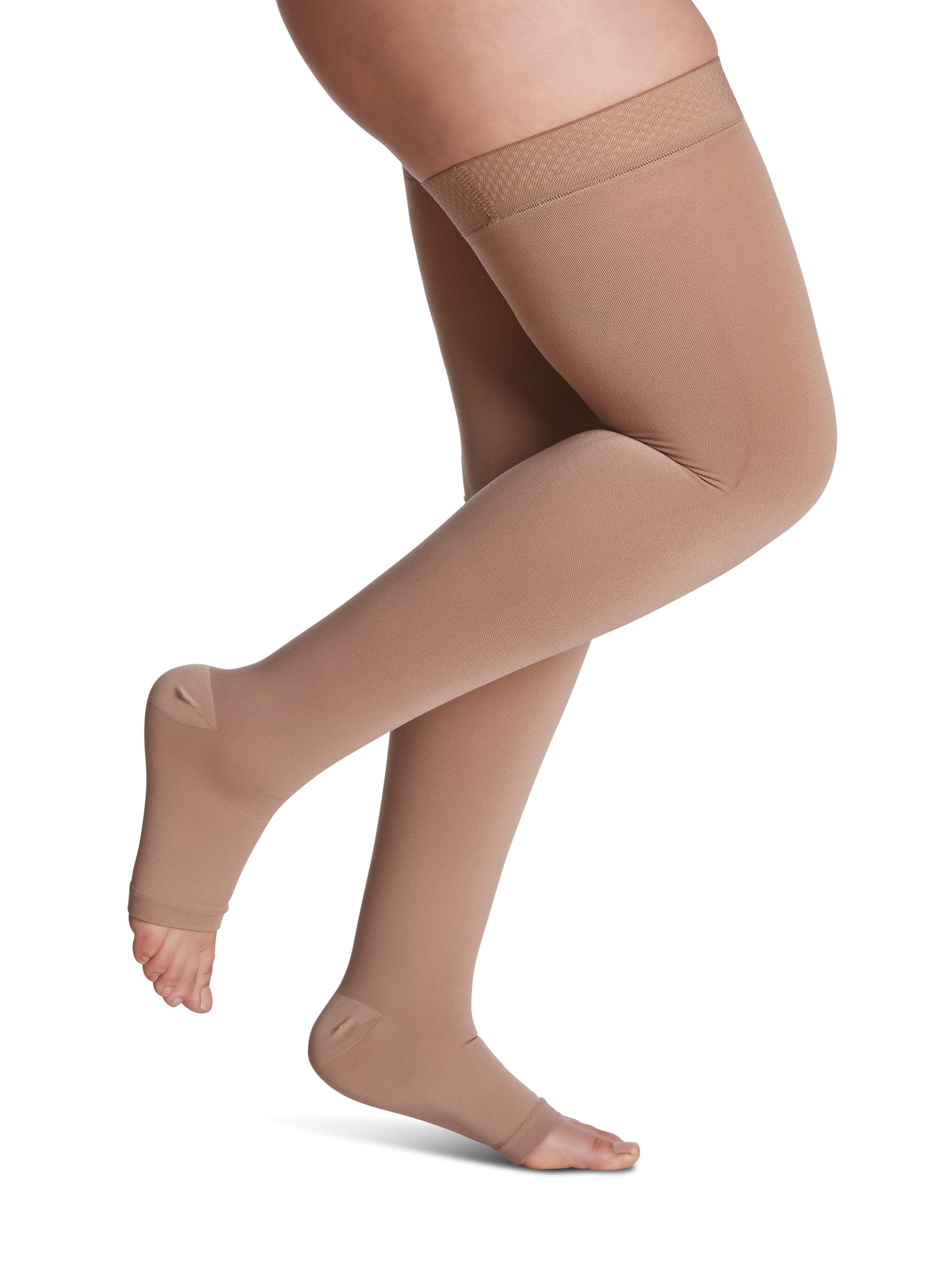 Women's Secure Thigh-High Open-Toe