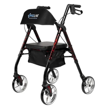 Deluxe Universal Aluminum Four Wheel Rollator