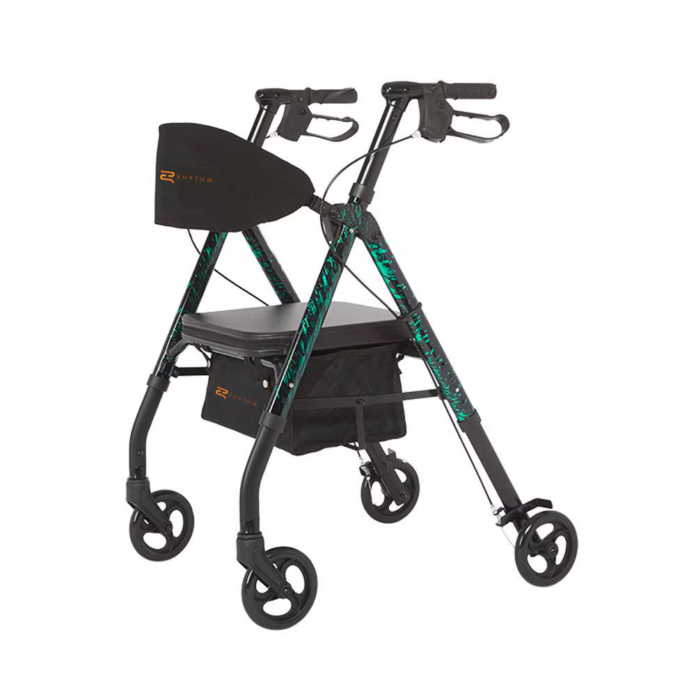 Royal Universal - Aluminum 4 Wheel Rollator with Universal Height Adjustment
