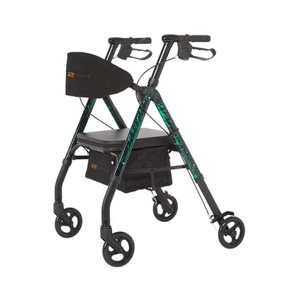 Royal Universal - Aluminum 4 Wheel Rollator with Universal Height Adjustment