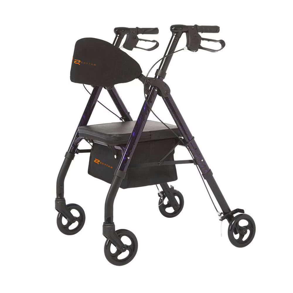 Royal Universal - Aluminum 4 Wheel Rollator with Universal Height Adjustment