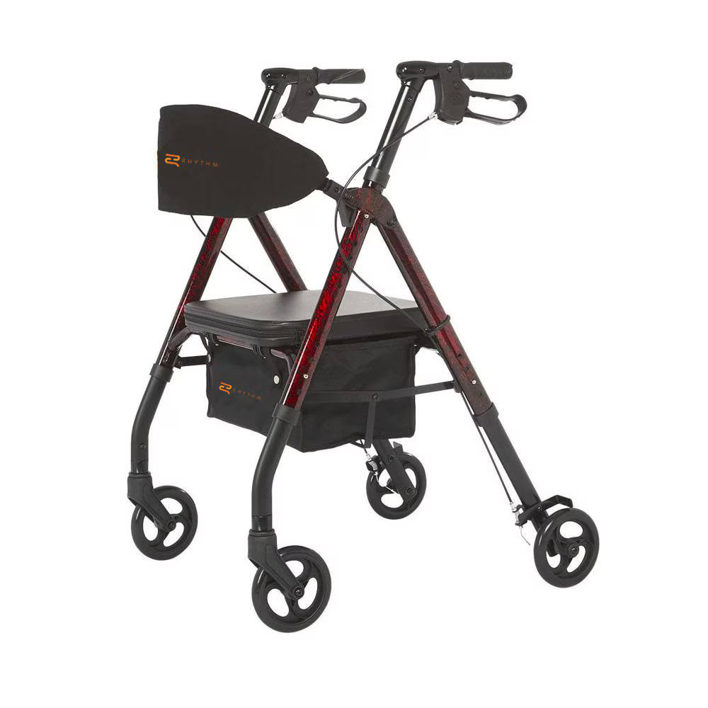 Royal Universal - Aluminum 4 Wheel Rollator with Universal Height Adjustment