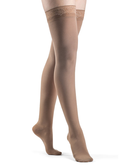 Women's Style Soft Opaque Thigh-High