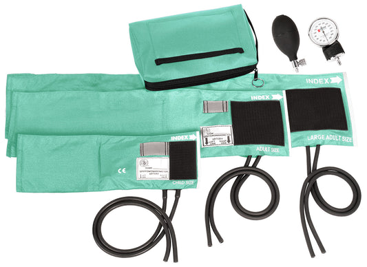 3-in-1 Aneroid Sphygmomanometer Set & Carrying Case