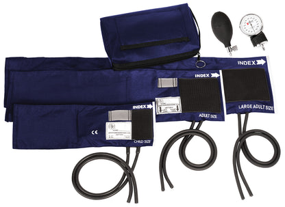 3-in-1 Aneroid Sphygmomanometer Set & Carrying Case