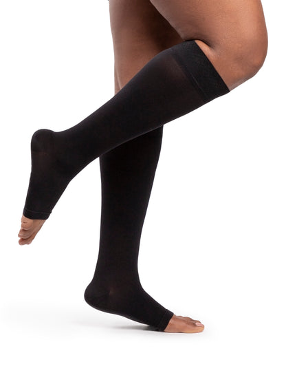 Women's DYNAVEN Calf Open-Toe w/ Silicone Top