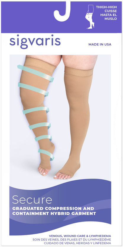 Men's Secure Thigh-High Open-Toe