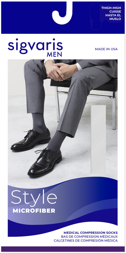 Men's Style Microfiber Thigh-High