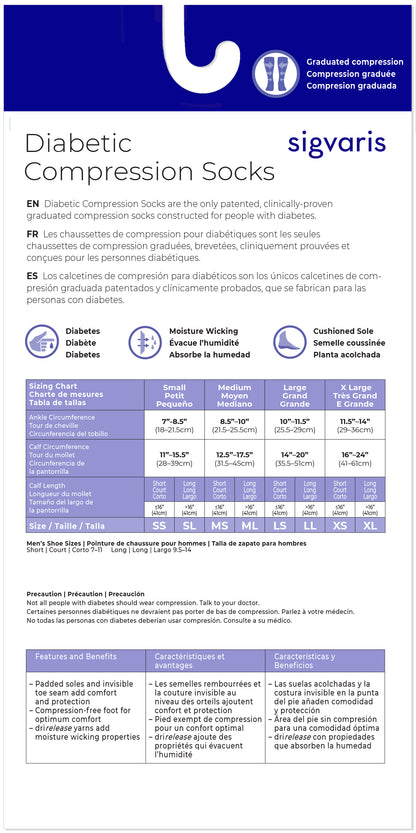 Men's Diabetic Compression Socks
