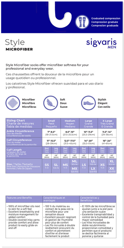 Estilo masculino de microfibra de becerro