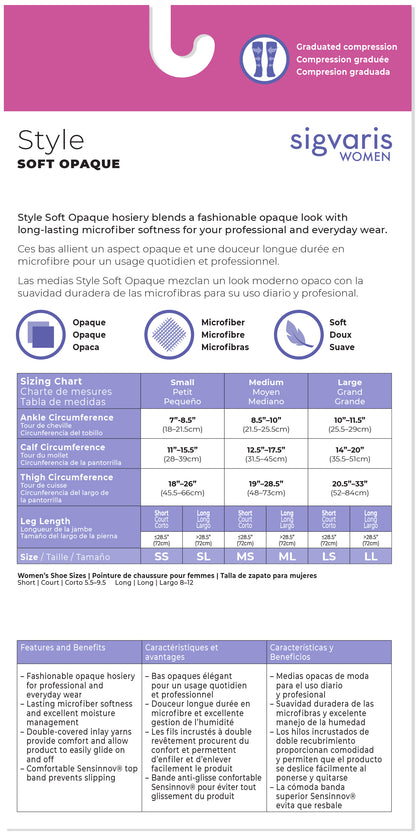 Women's Style Soft Opaque Thigh-High Open-Toe