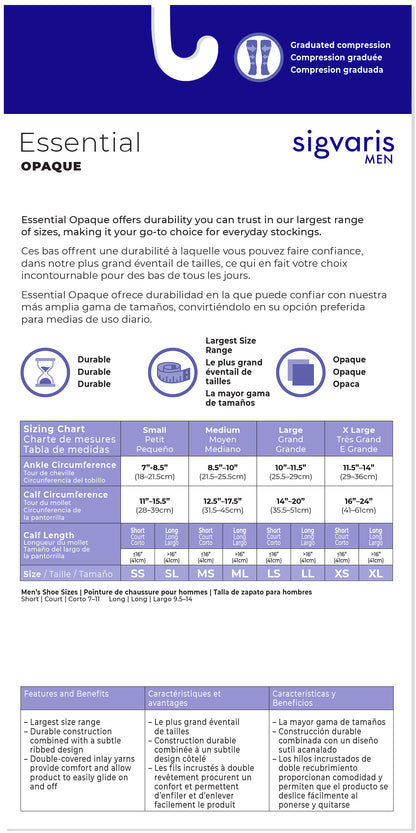 Men's Essential Opaque Calf