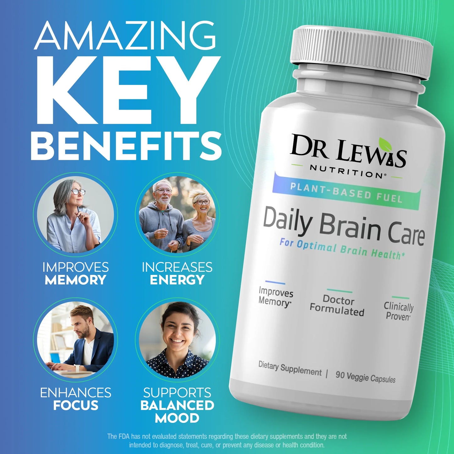 Daily Brain Care 90 Veggie Capsules