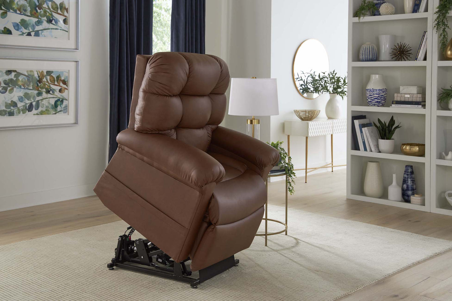 Cloud with Twilight Luxury Power Lift Recliner Chair