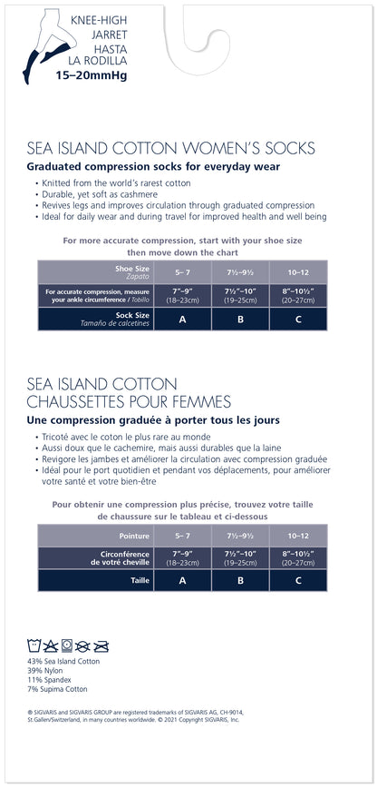 Women's Sea Island Cotton Calf