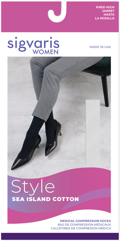 Estilo de mujer Sea Island Cotton Calf