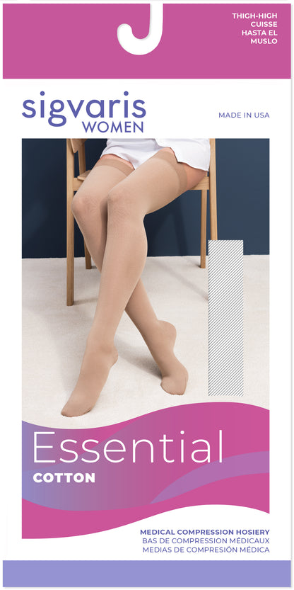 Women's Essential Cotton Thigh-High