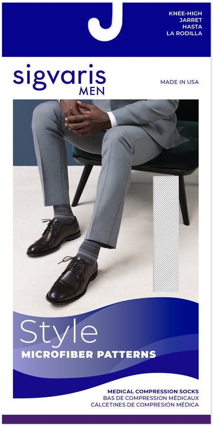 Men's Style Microfiber Patterns Calf