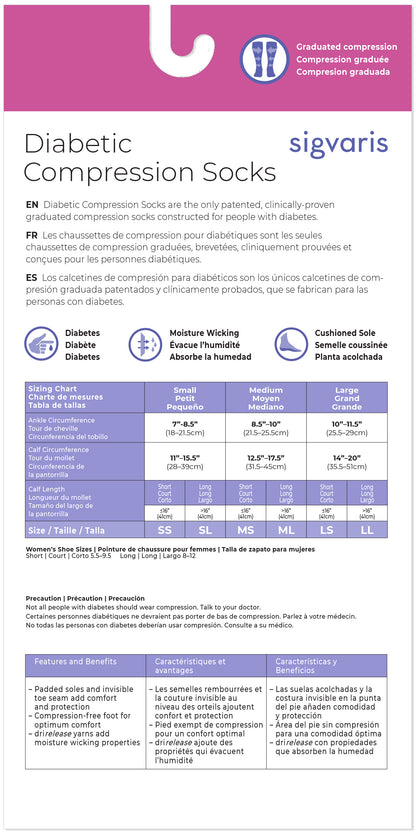 Women's Diabetic Compression Socks